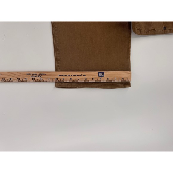 Mott & Bow Jeans Mercer Straight Fit khaki Brown Men's W42 L32 Cotton Elastane - Picture 15 of 16